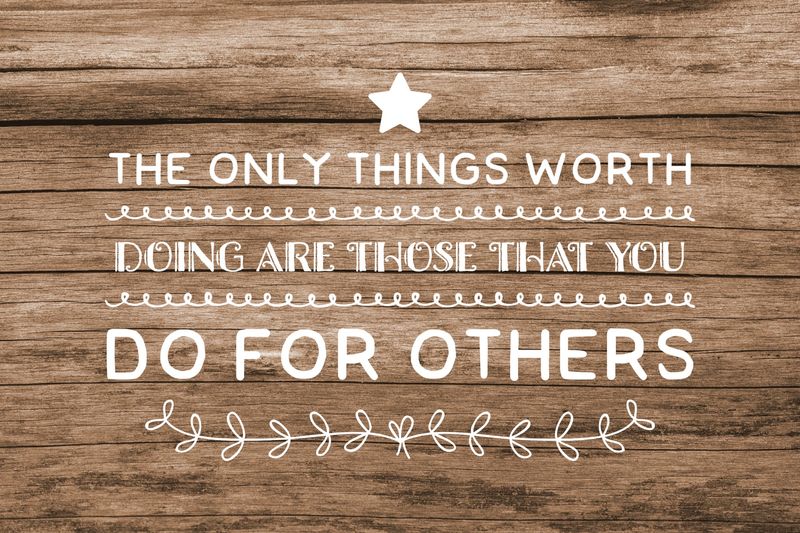 The worthwhile things