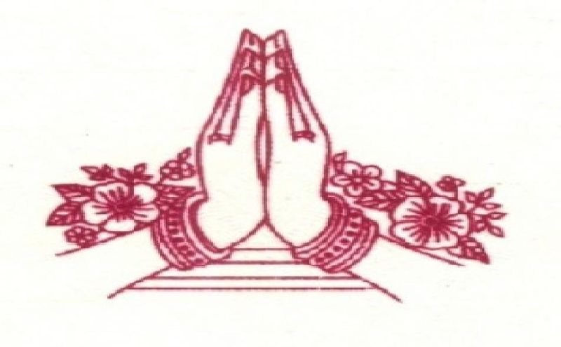 Namaste she says